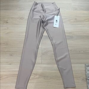 Alo High-Waisted airlift Taupe Leggings 7/8 length